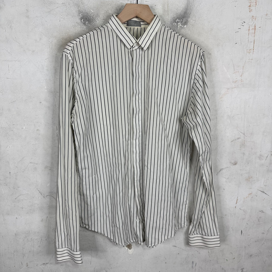 Dior Striped LS Button Up