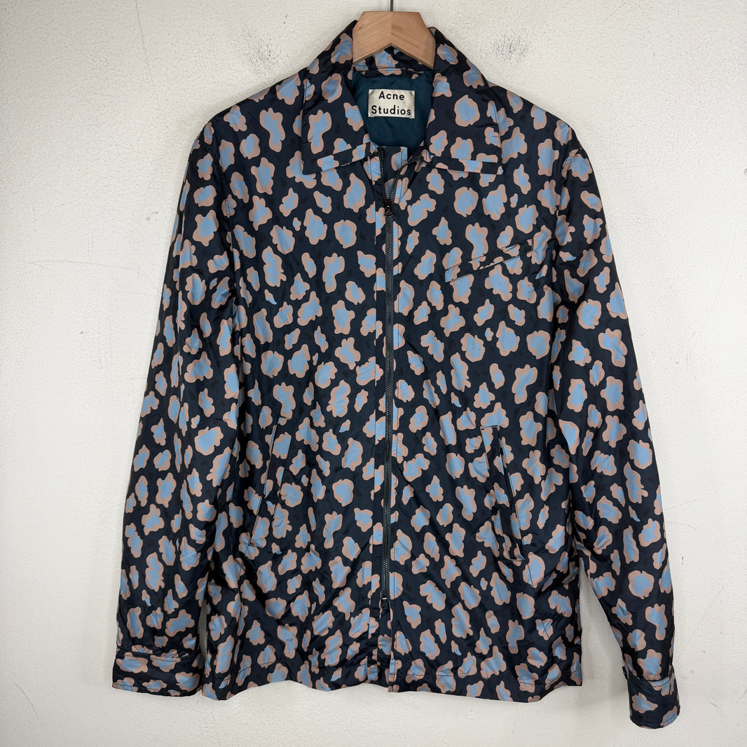 Acne Studios Cheetah Print Nylon Windbreaker