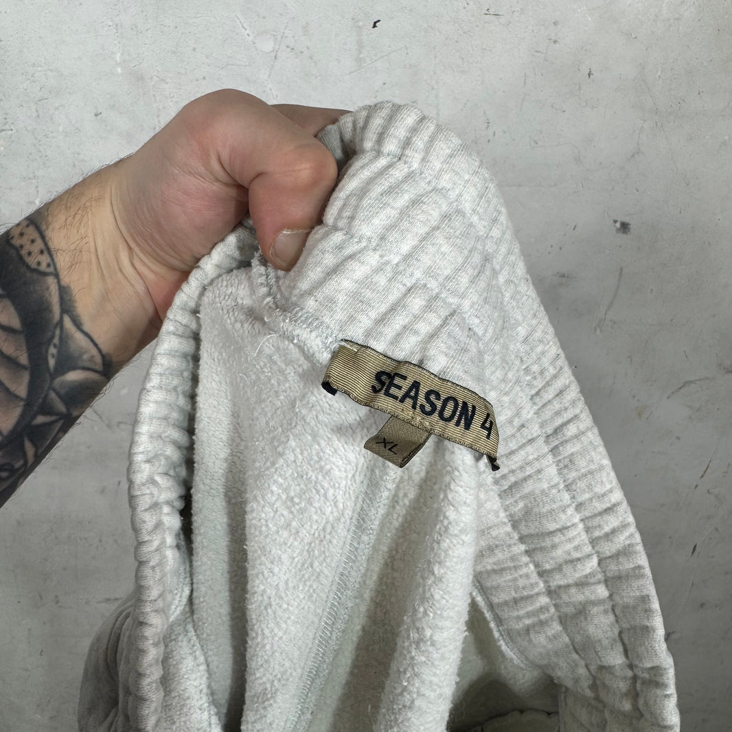Yeezy Season 4 Heather Grey Cuffed Sweatpants