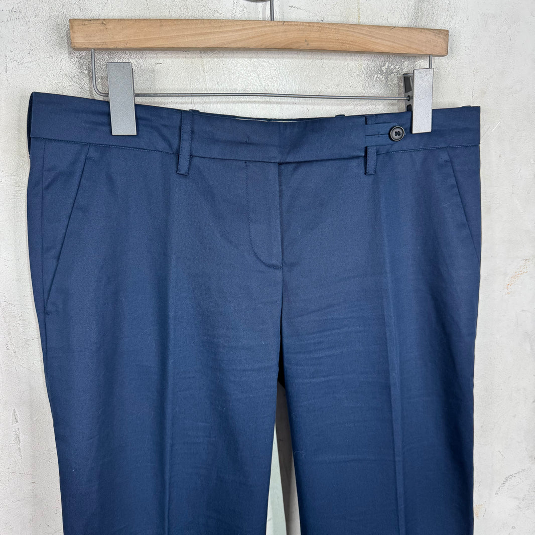 Prada Navy Flared Trousers