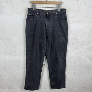 RRL Charcoal Loose Straight Jeans