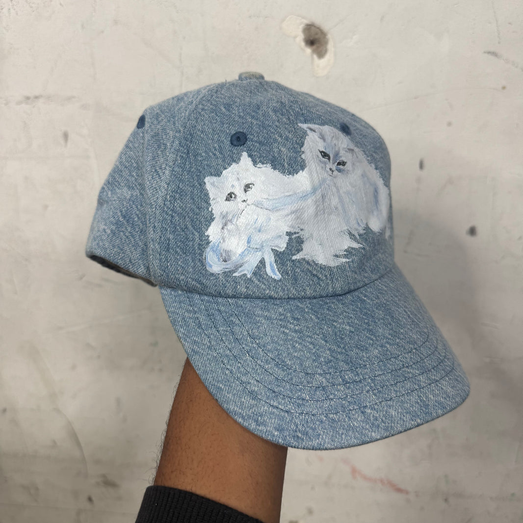 Acne Studios Cat Denim Cap