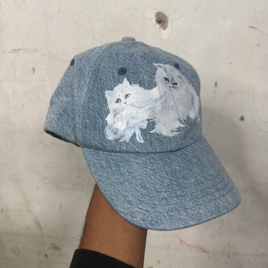 Acne Studios Cat Denim Cap