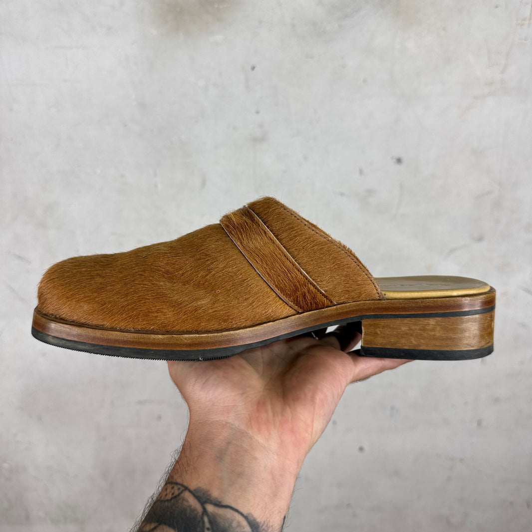 Our Legacy Camel Ponyhair Camion Mules