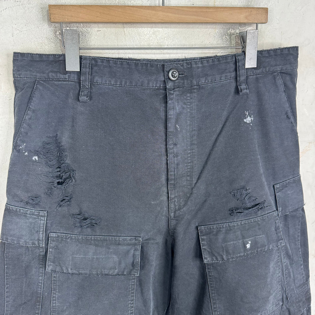 Balenciaga Painter Distressed Convertible Cargos