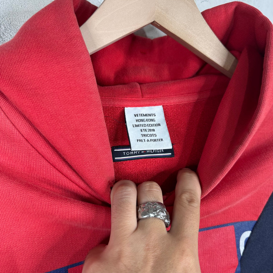 Vetements x Tommy Hilfiger Split Hoodie