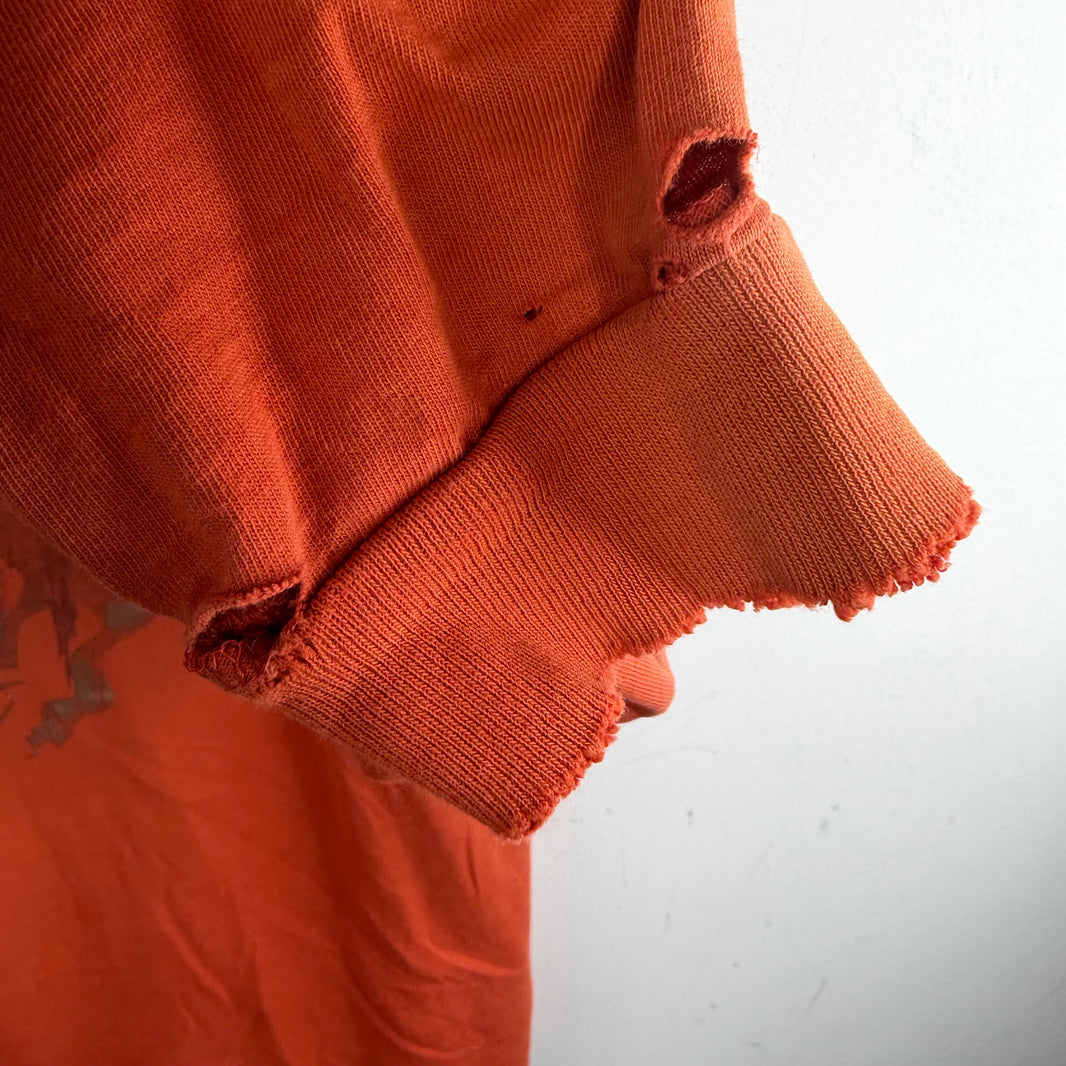 Vintage Smoked Harley Orange L/S T-Shirt
