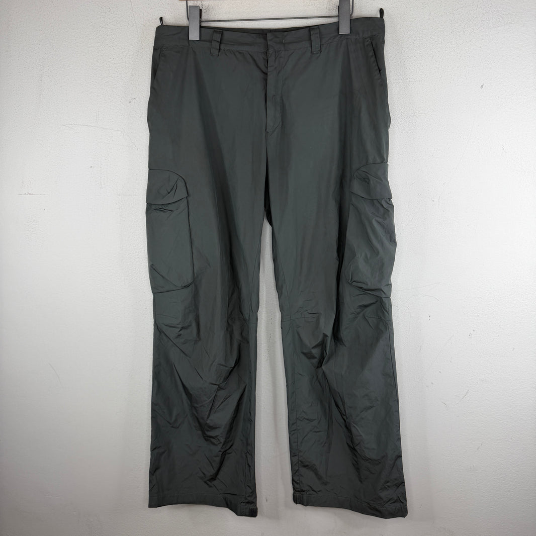 Prada Nylon Gray Cargo Pants