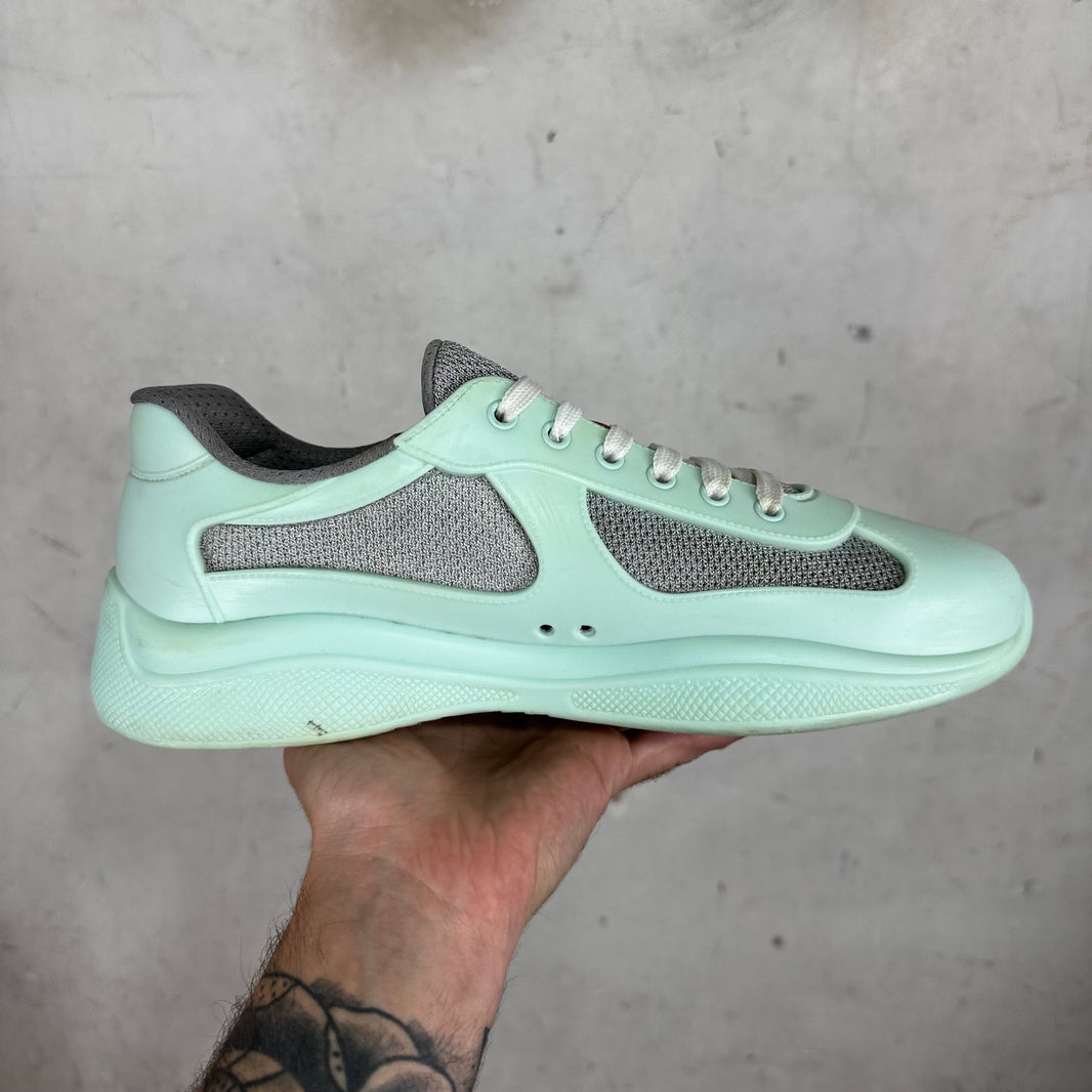 Prada Teal Rubberized Americas Cup