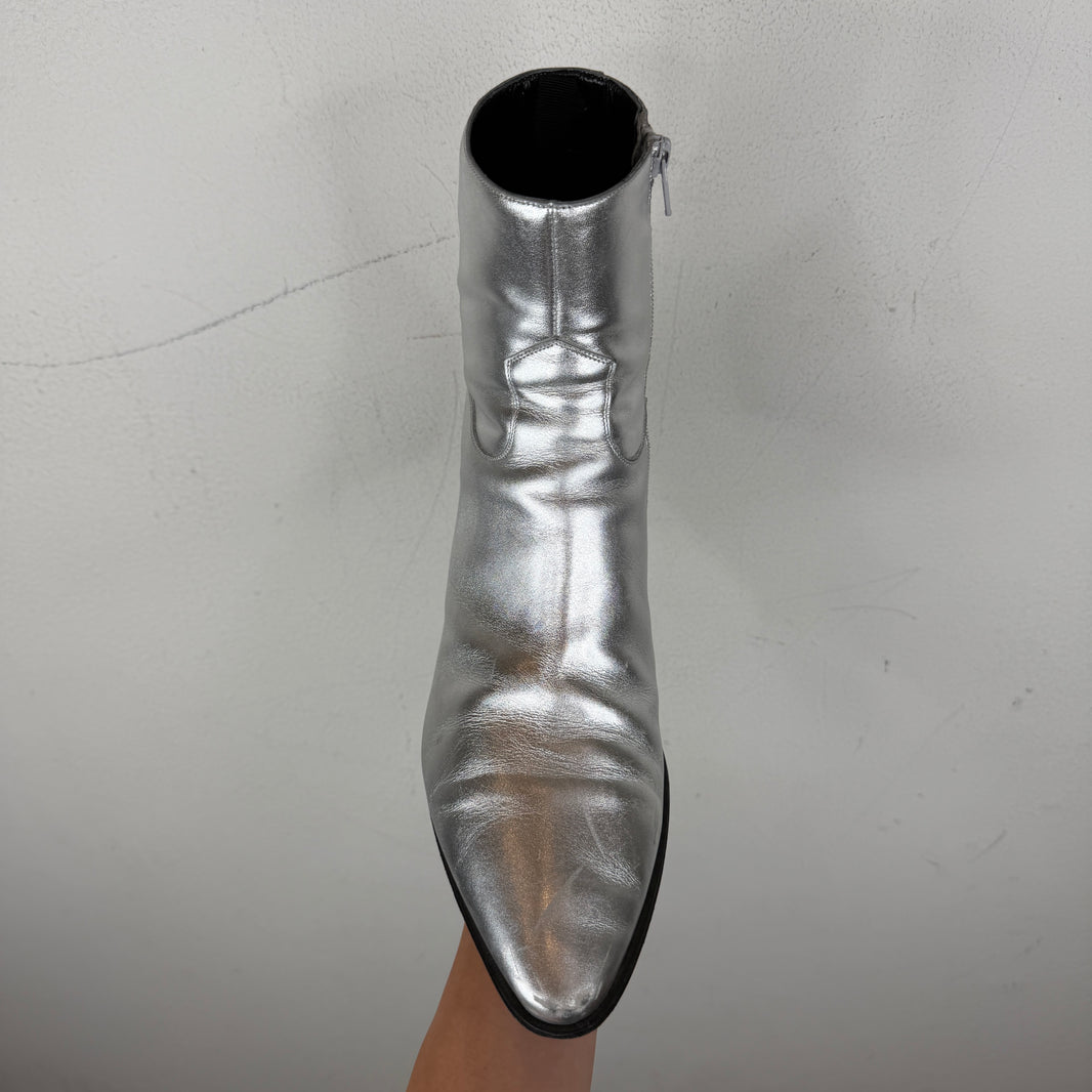 Celine Silver Jacno Boots