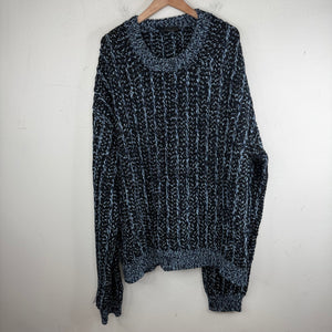 Prada Blue Chunky Knit Sweater