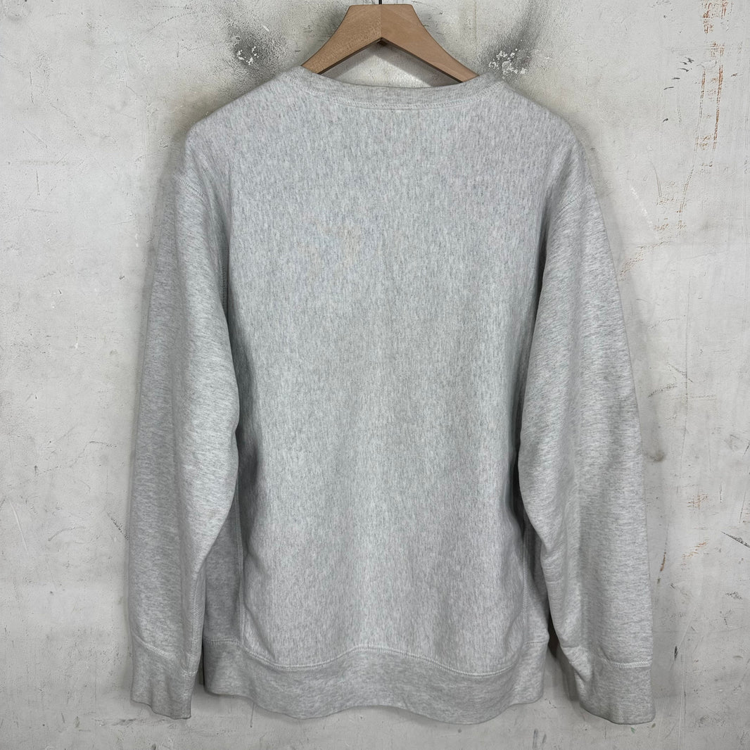 Supreme Grey Box Logo Crewneck