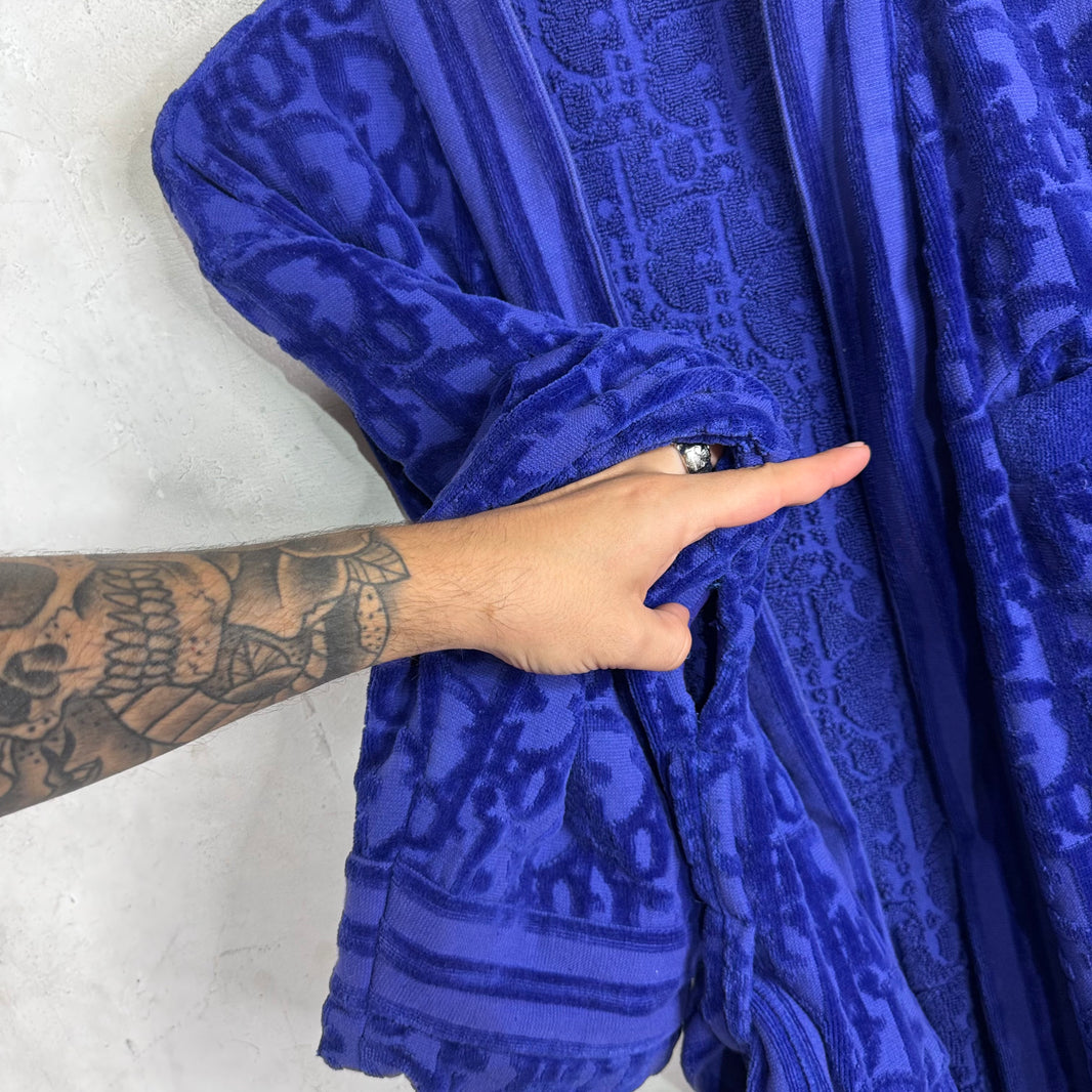 Dior Blue Oblique Bath Robe