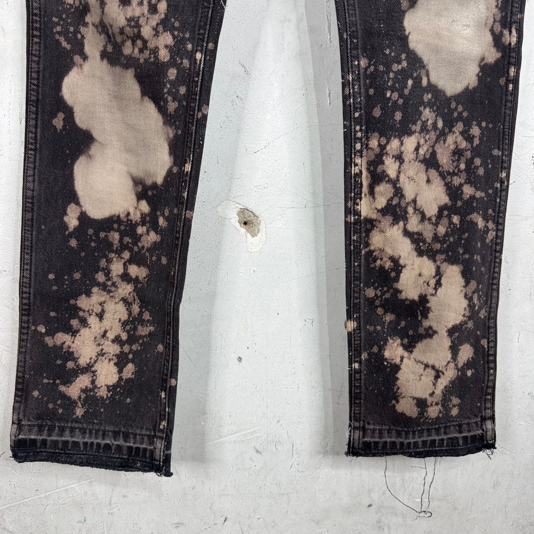 Gucci Bleached Splatter Jeans