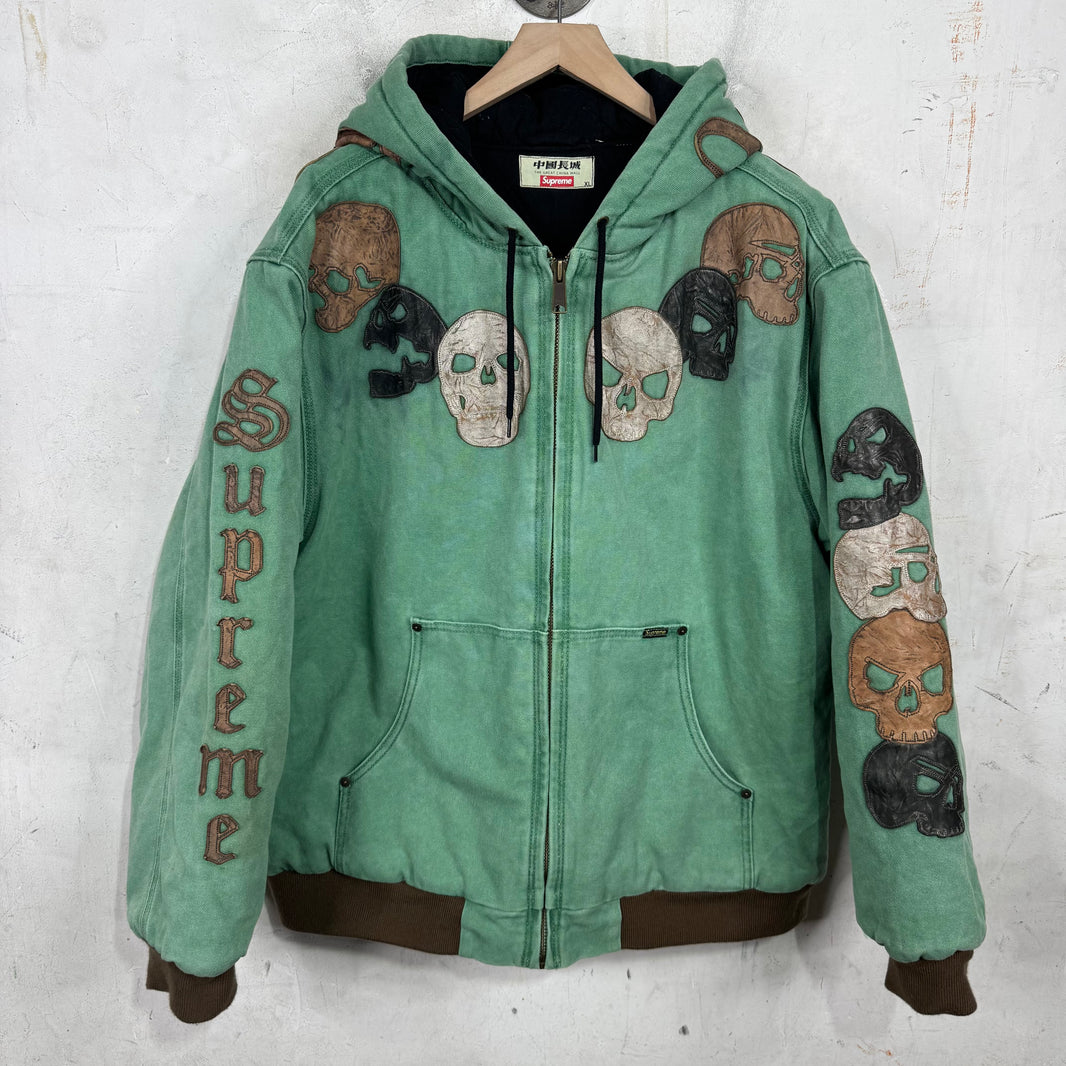 Supreme x Great China Wall Green Work Jacket