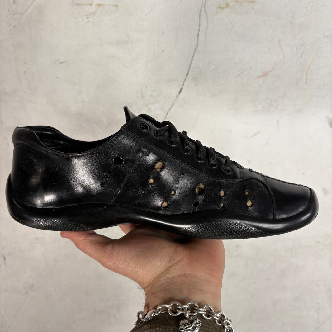 Prada Punch-Hole Trainers