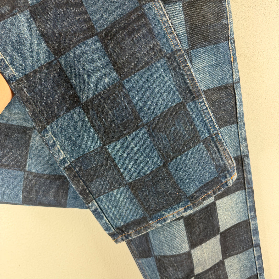 Balenciaga Checkered Jeans
