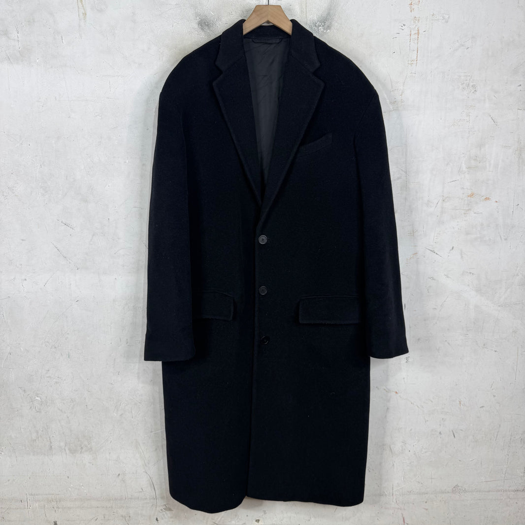 Balenciaga Wool Alpaca Floor Trench Coat