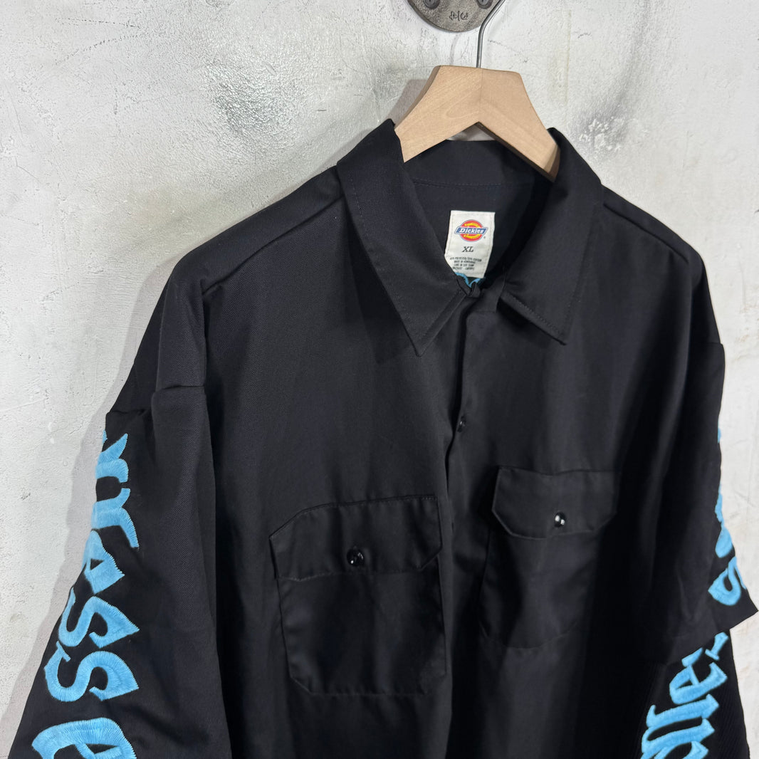 Endless Denim Logo Layered Thermal Work Shirt
