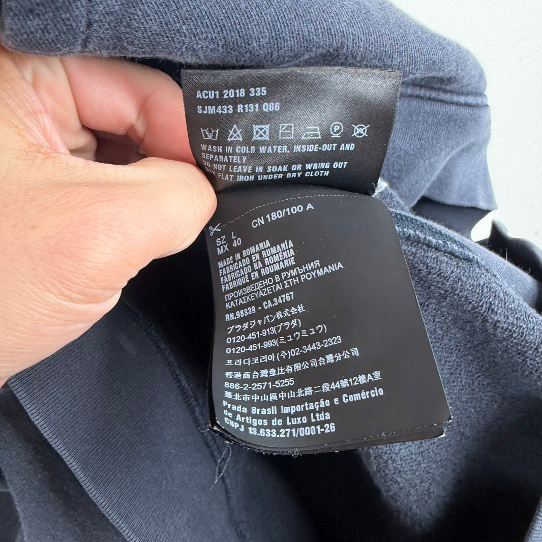 Prada Red Tab Hoodie