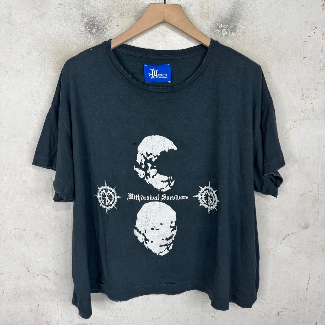 Marking Distance Cropped Withdrawal Survivors T-Shirt