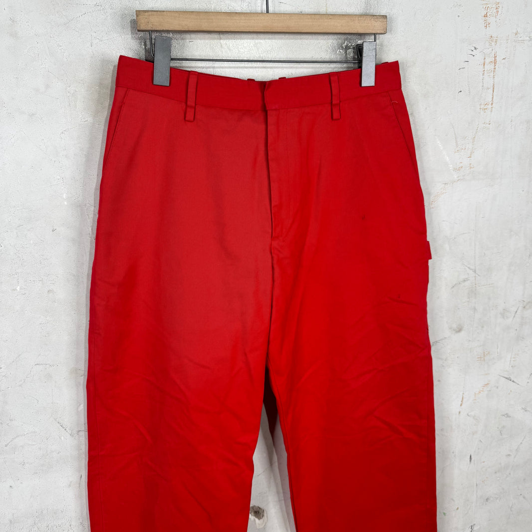 Louis Vuitton Red Uniformes Carpenter Pants