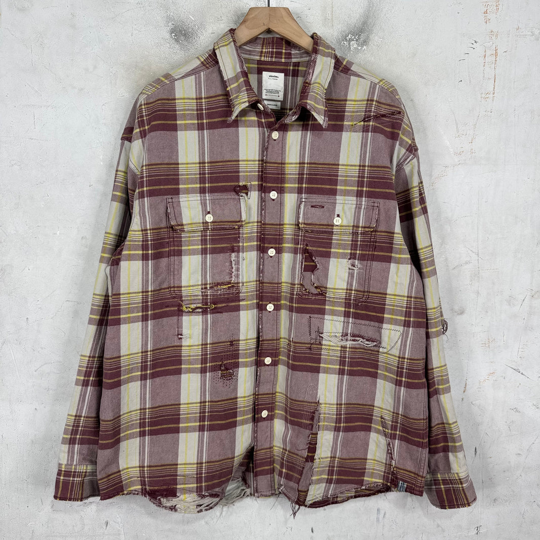 Visvim Distressed Lumber Crash Flannel