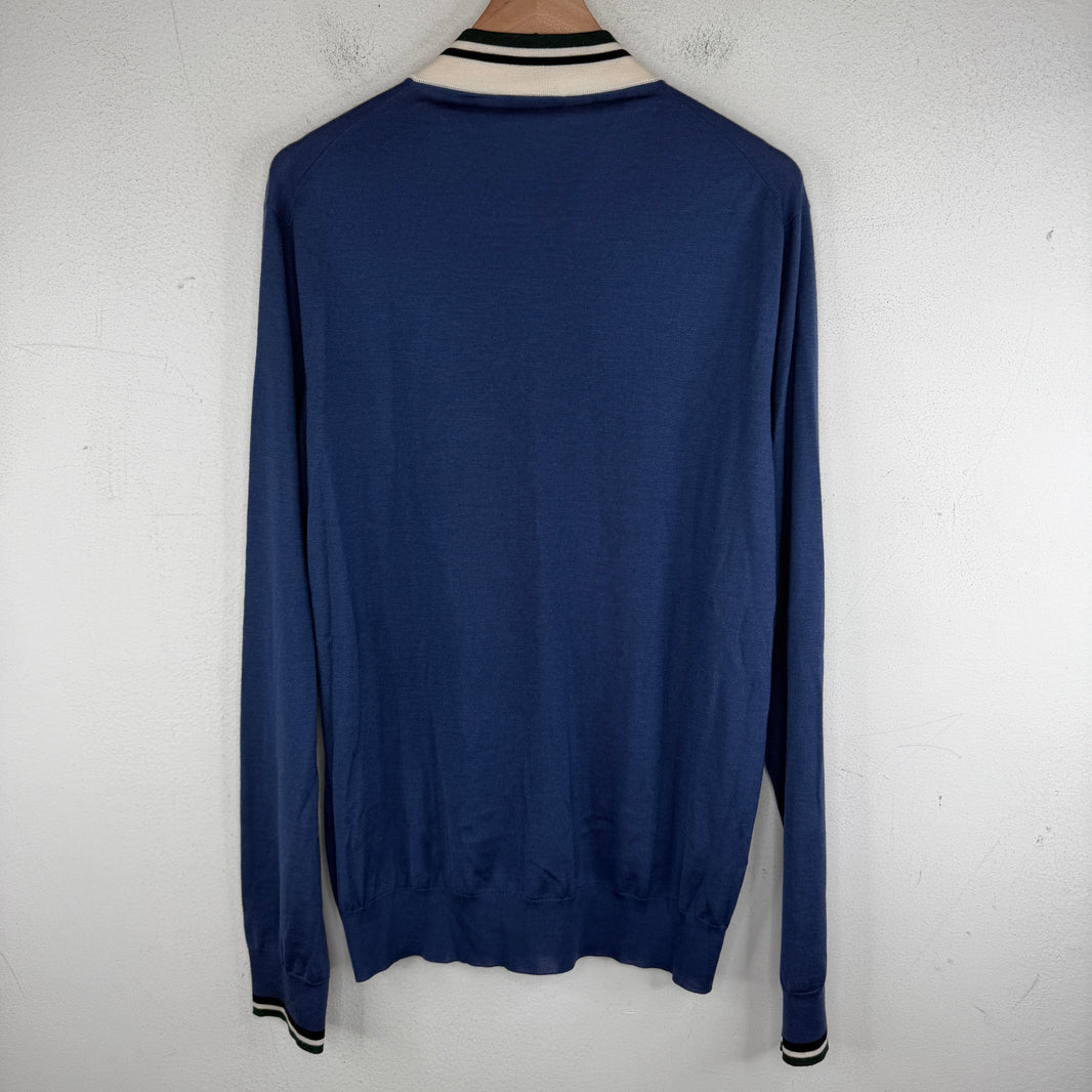 Hermes Cashmere/Silk Light Zip Track Jacket