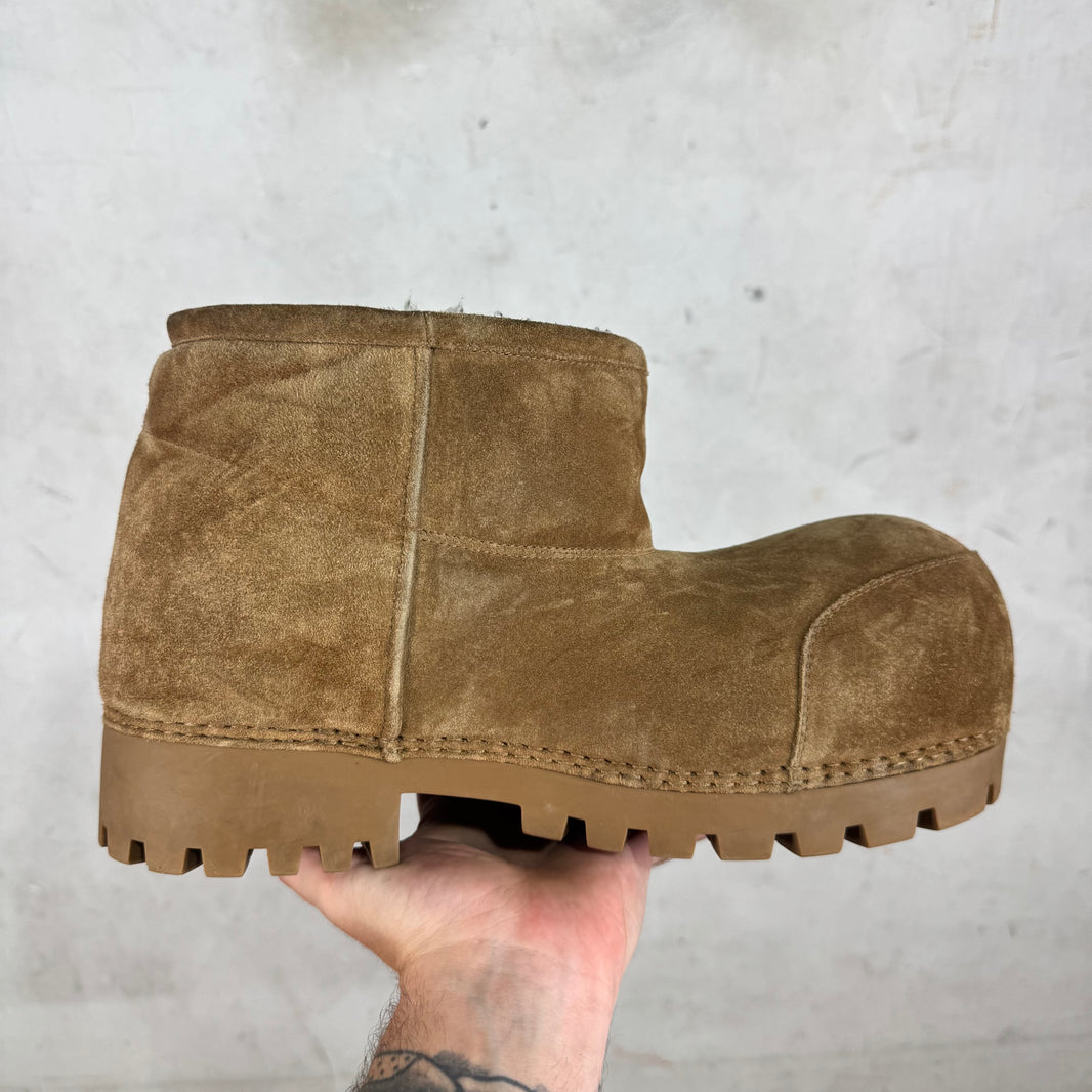 Balenciaga Short Suede Alaska Boots