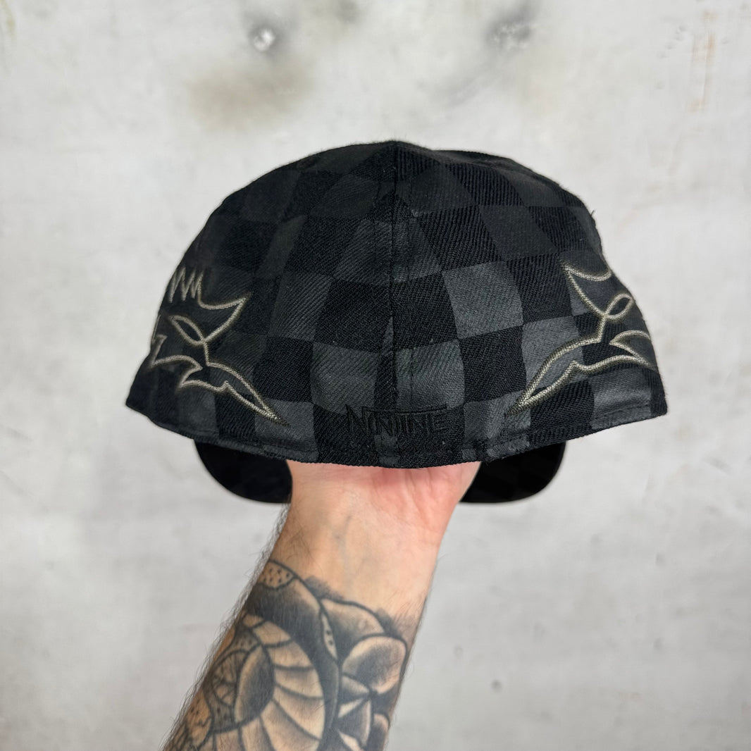 Number Nine x New Era Checkerboard Wing Fitted Hat