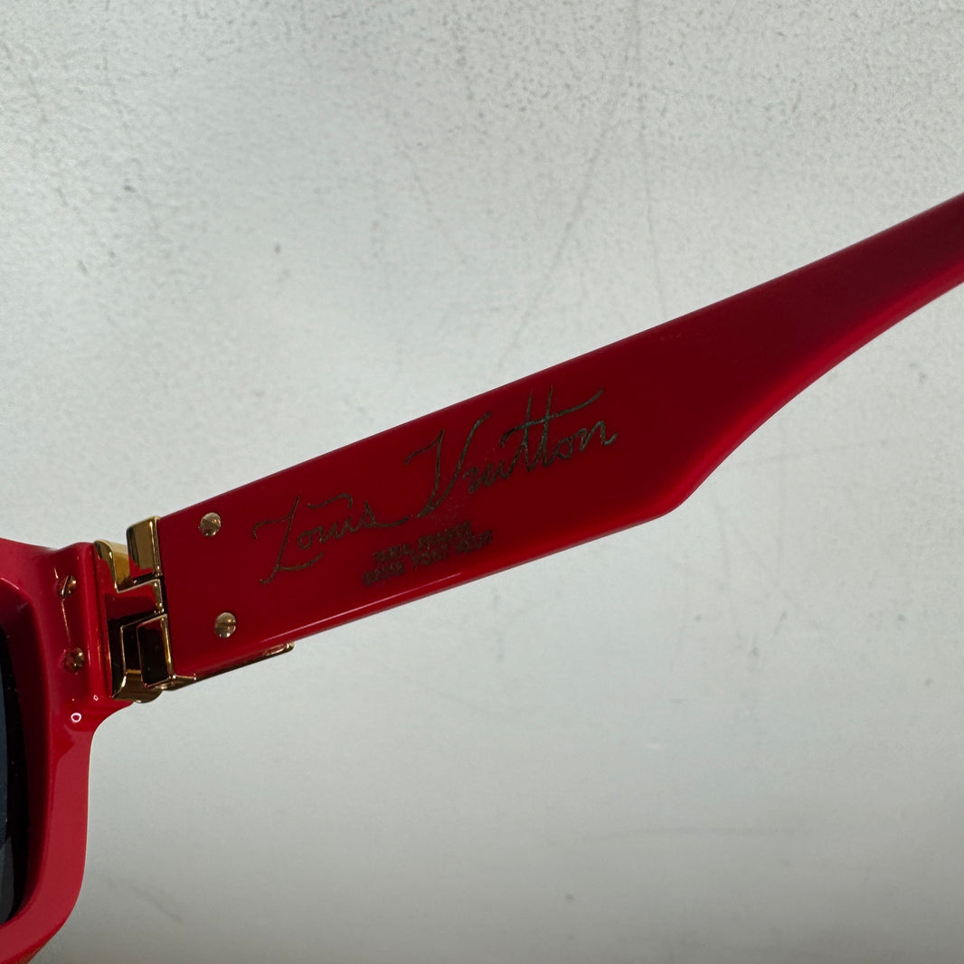 Louis Vuitton Red Millionaire Sunglasses