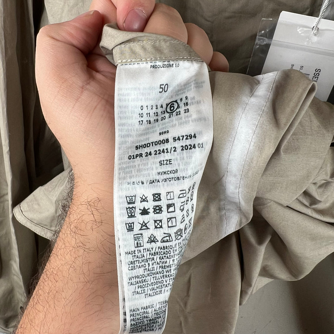 Margiela Beige Worn Effect L/S Shirt