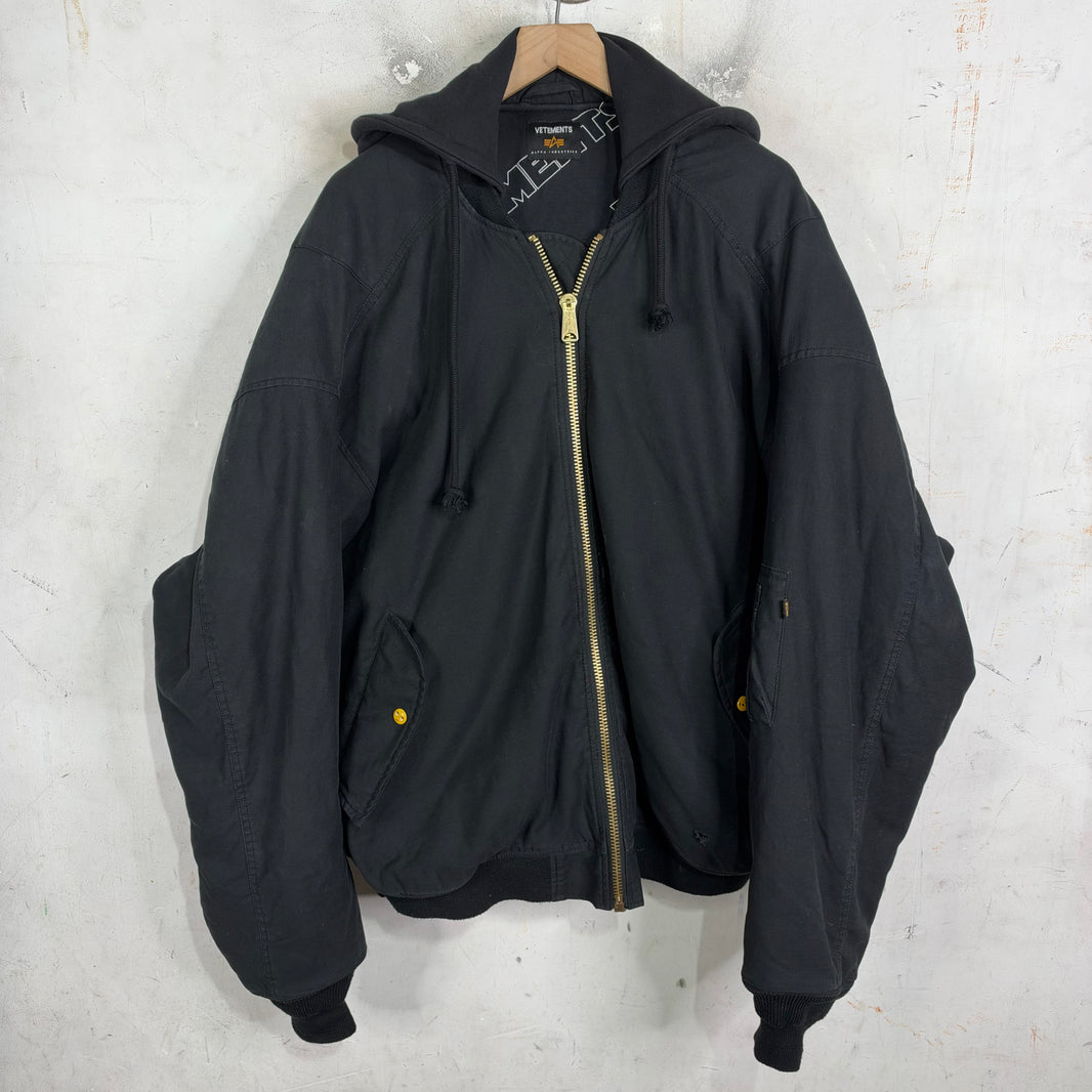 Vetements x Alpha Emoji Bomber