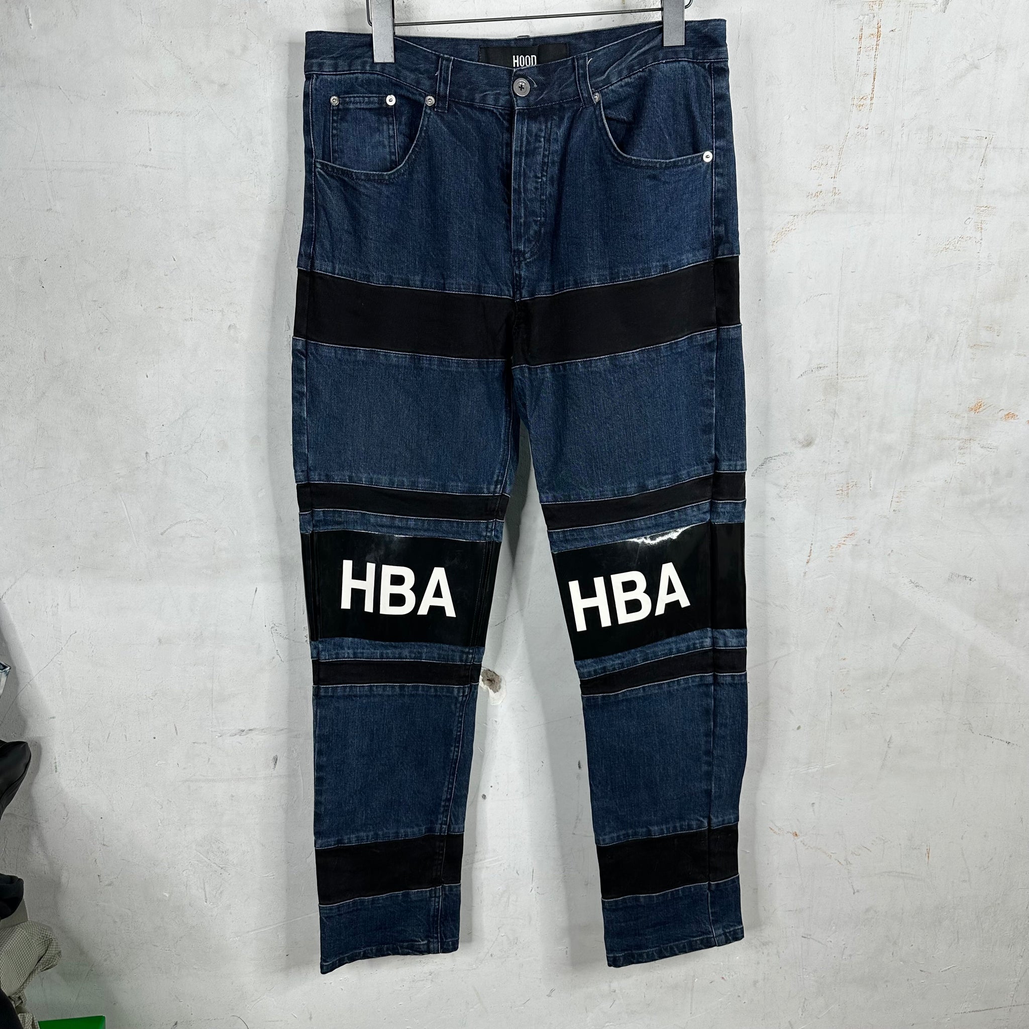 HBA Paneled PVC Knee Denim