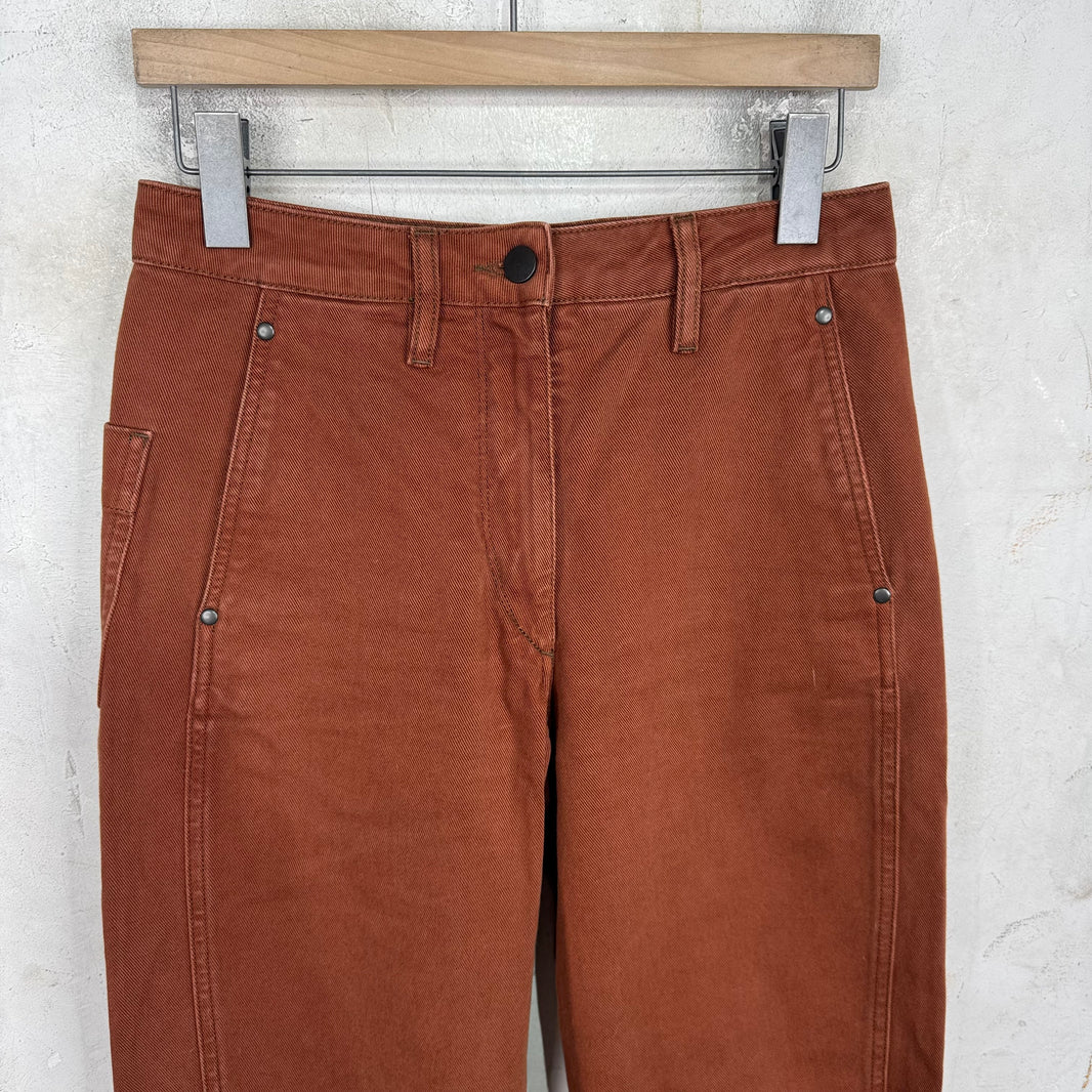 Lemaire Orange Tapered Jeans