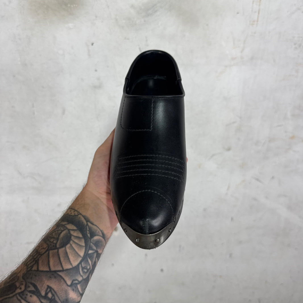ERD Leather Studded Clogs