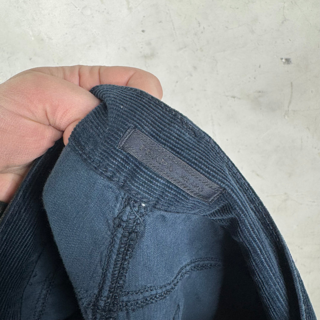 Prada Navy Corduroy Pants