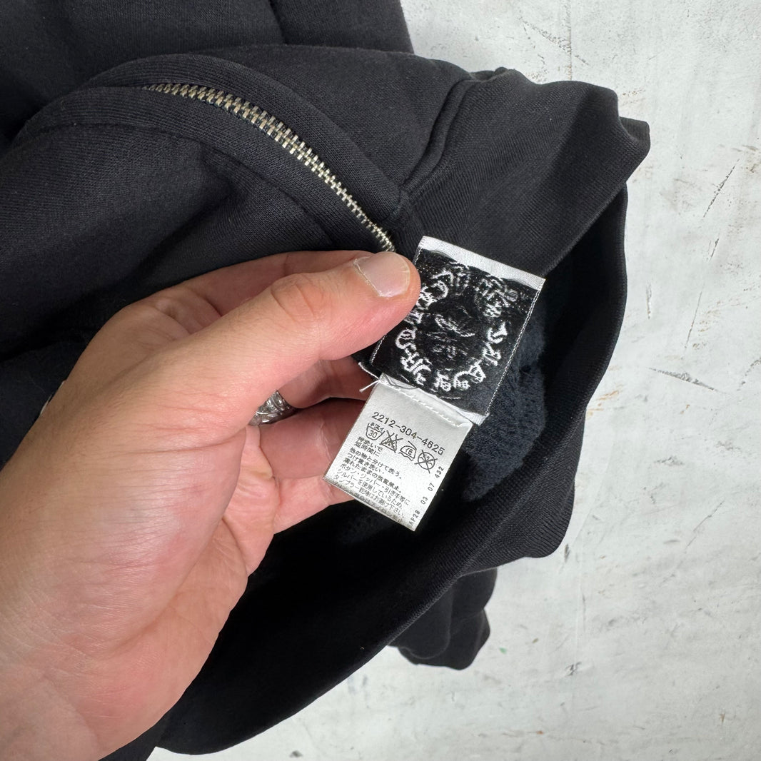 Chrome Hearts Floral Red Scroll Thermal Zip Hoodie