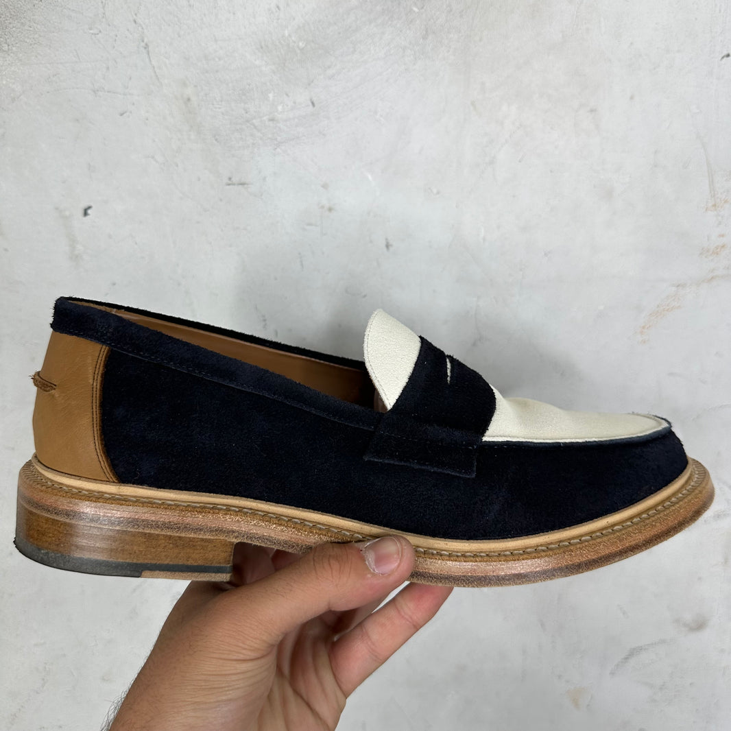 Blackstock & Weber Suede Penny Loafers