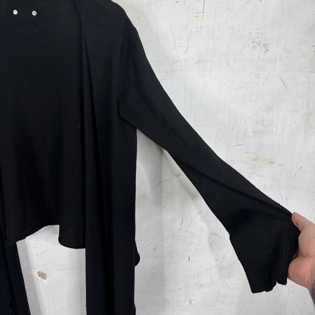 Chrome Hearts Cashmere Distressed Shawl