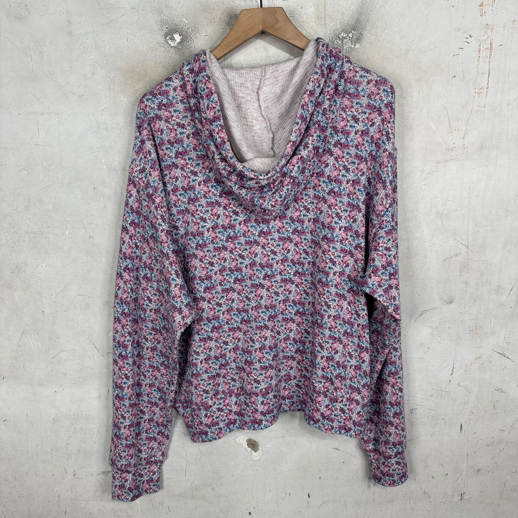 Stussy Floral Thermal Zip Hoodie