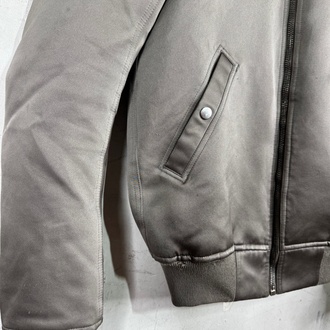 Rick Owens Grey Bomber Jacket