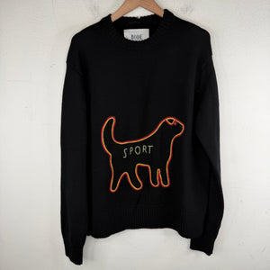 Bode Dog Knit Sweater
