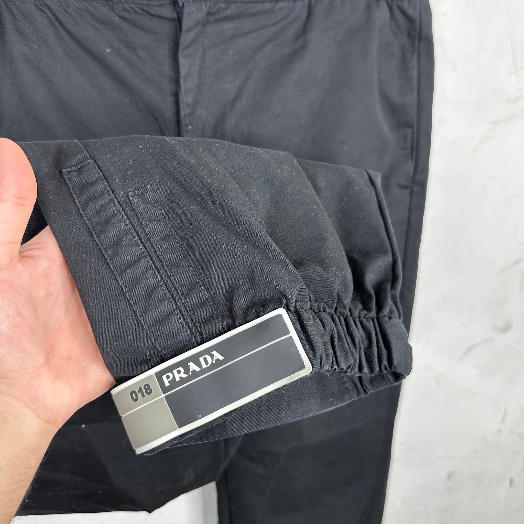 Prada Twill Strapped Pants