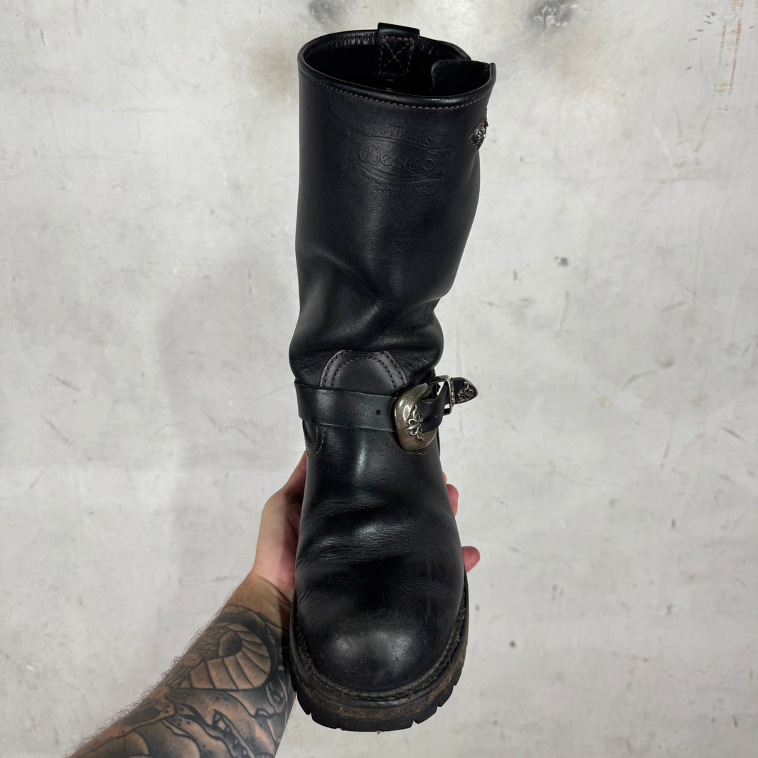 Chrome Hearts Wesco Harness Chained Engineer Boots