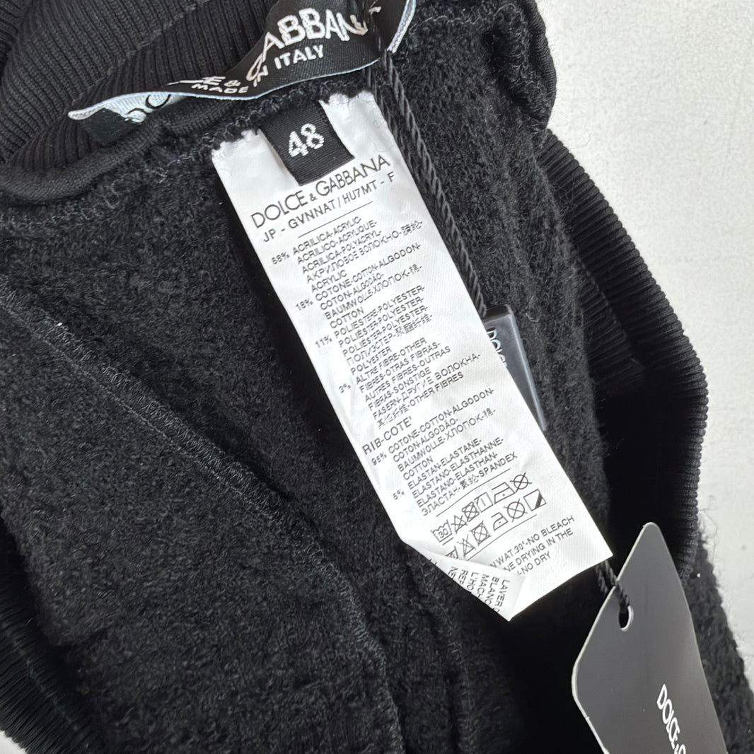 D&G Black Fleece Sweatpants
