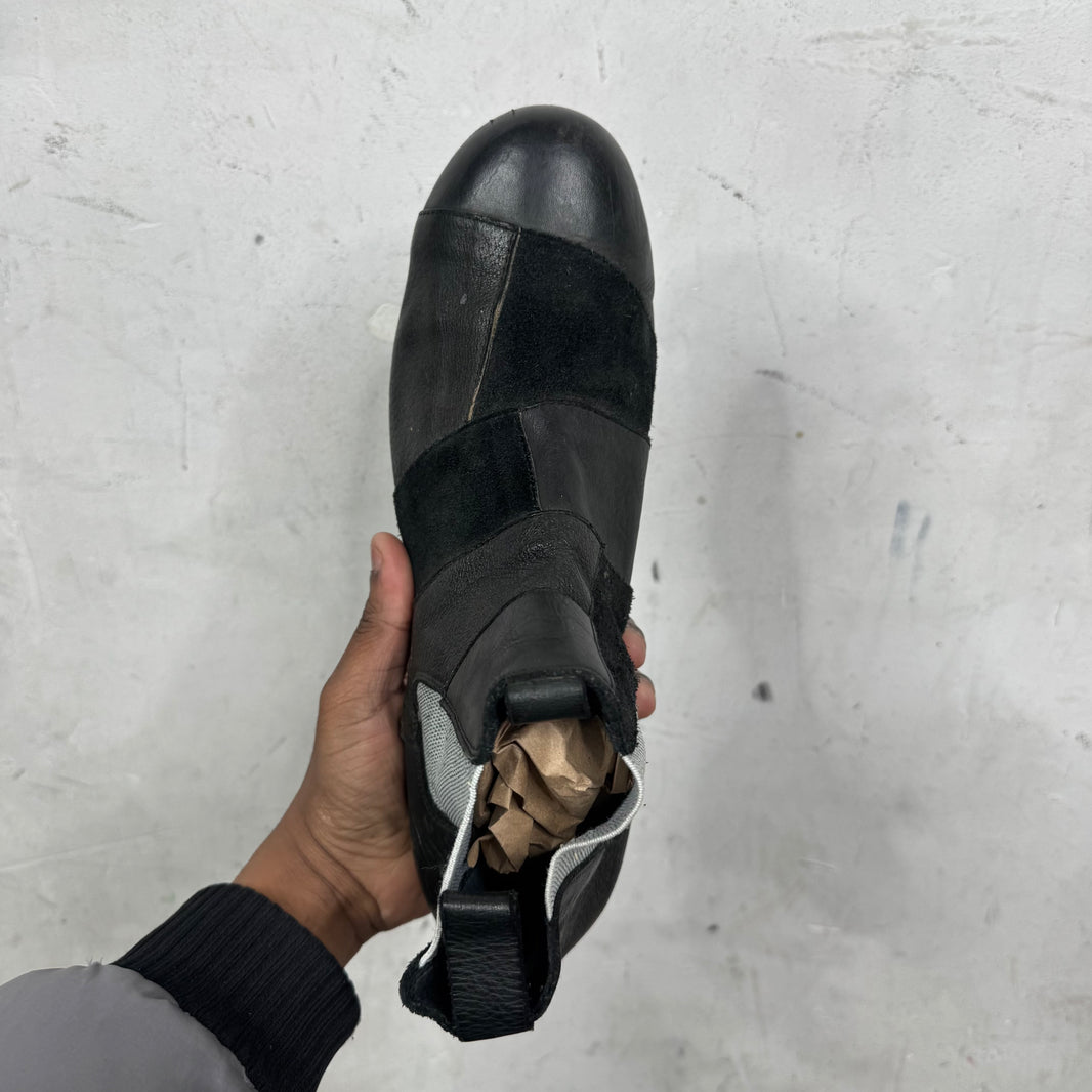 Comme Des Garçons Homme Plus Patchwork Chelsea Boots