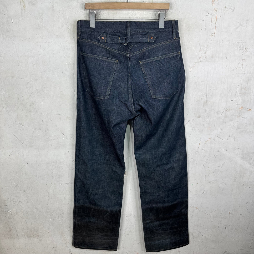 Margiela Coated Hem Selvedge Jeans