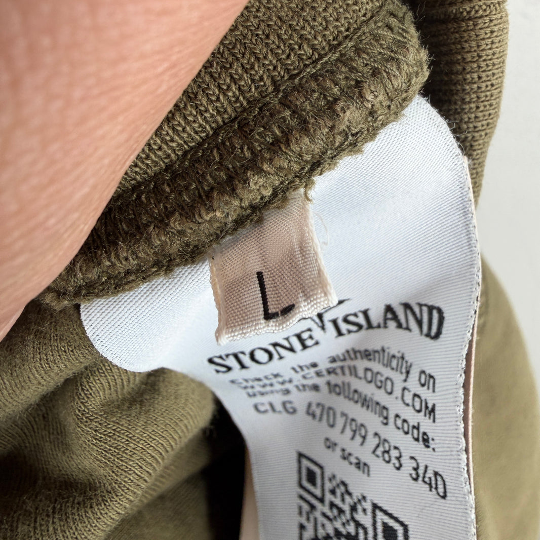 Stone Island Green Jogger Cargo Sweatpants