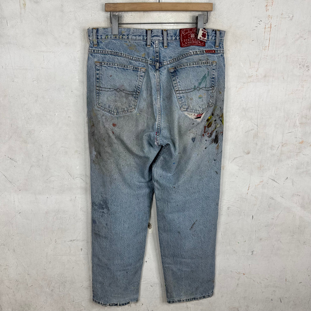 Vintage Lucky Brand Painter Distressed Jeans